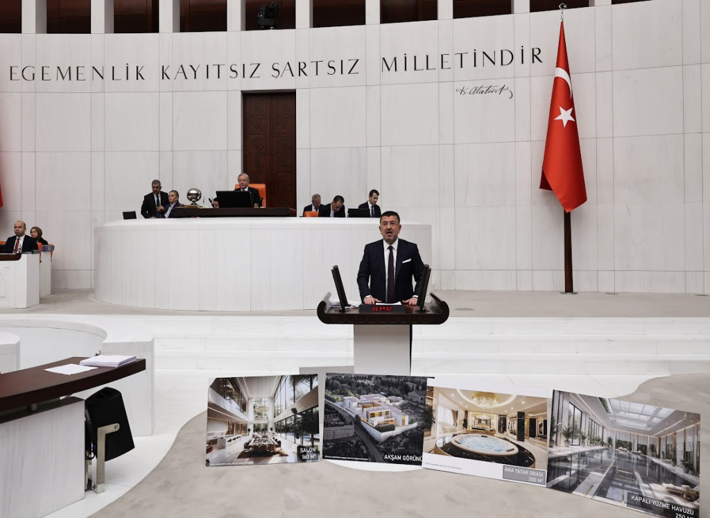 41 yaşındaki Osman Gökçek’in zenginliğine bak! CHP milletvekili Veli Ağbaba, Osman Gökçek’in 600 milyon TL değerinde olduğunu söylediği malikânesini ortaya çıkardı!